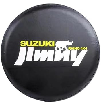 GTFRFD Housse Roue Secours de Voiture, pour Suzuki Jimny 2012-2024 Housse de Pneu de Couverture Roue Protection Antipoussière Imperméable