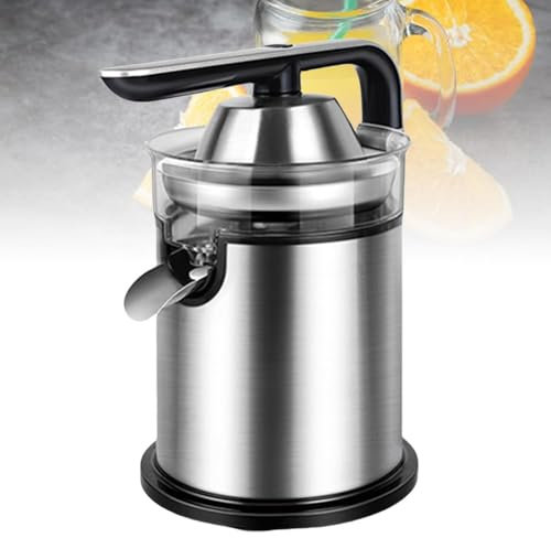 Exprimidor De Limón Profesional, Máquina De Jugo De Gran Capacidad, Máquina De Limón Doméstica, Exprimidor De Jugo De Naranja, Prensa De Jugo Eléctrica, Cuerpo De Acero Inoxidable, Fuerte Y Duradero,