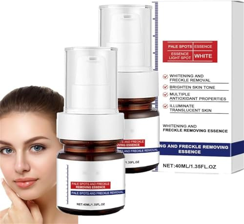 Aobenz Whitening And Freckle Removing Essence,Vitamin C Blemish Serum For Face,Aobenz Anti Spot Serum,Aobenz Whitening Essence,Dark Spot Correcting Serum for Correcting Dark Spots (2 Pcs)