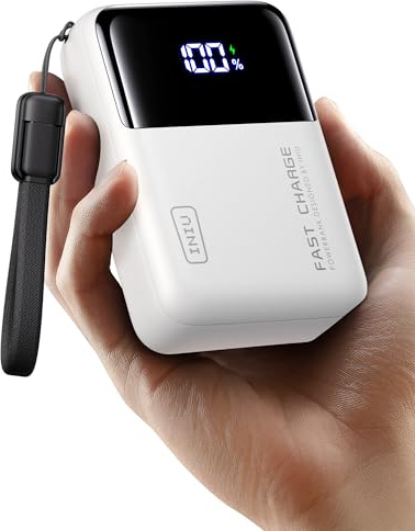 INIU Batterie Externe, 25000mAh 100W Power Bank Charge Rapide, Batterie Externe USB C in & Out pour MacBook Pro Laptop Steam Deck XPS iPhone 16 15 14 13 12 Pro Max Samsung S22 S21