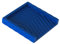 Porte Savon Carré - Fabriqué en France - Porte Savon Bleu - Accessoires Salle de Bain - Idéal pour Savons de Marseille - Accessoire Cuisine Pratique - Support savons Anti-dérapant