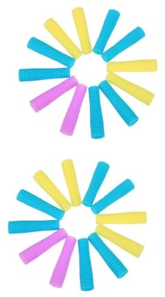 NIYANGLE 12paare Pärchen Handgriffe Für Nagelhauttrimmer Rutschfeste Schutzhüllen Für Maniküre Und Pediküre Geeignet Für Zuhause Und Salongebrauch