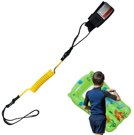 Bodyboard-Leine – Leichtes TPU-Sicherheitsseil mit elastischer Handschlaufe, Paddleboard-Leash für sichere Surf-Sessions, für Kinder und Frauen beim Schwimmen und Boarding
