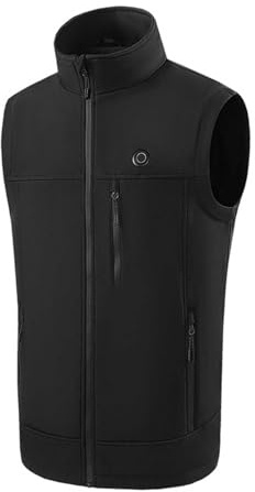 Générique Veste Chauffante Milwaukee Gilet Chauffant Amélioré Pour Hommes Et Dames Manteau Chaud Femme 2026 12V Homme Blouson Hiver La Extérieur Chasse Le Ski Moto (1#Le noir,XXL)
