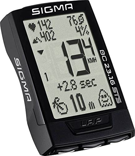 SIGMA SPORT Bc 23.16 STS Set Fahrradcomputer, schwarz, TU EU