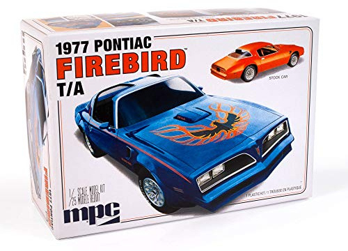 AMT 590916 1/25 1977 Pontiac Firebird modellbyggsats, olika, stora