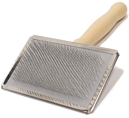 CleanSheep Schaffell Reinigungsbürste für Teppiche und Überwürfe