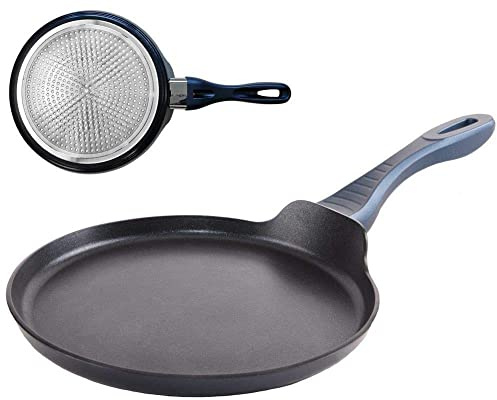 orion group Poêle diamant Ø 26 cm Poêle à frire pour crêpes, crêpes | Poêle à crêpes à gaz et à induction