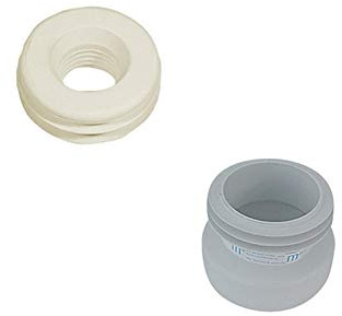 KIT 1 MORSETTO WC 60 mm (Retrovaso)+ 1 MORSETTO WC DA 100 mm (Sottovaso)
