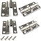 4Pcs 3inch sollevare le cerniere della porta cerniera staccabile in acciaio inossidabile 304 per porte interne ed esterne