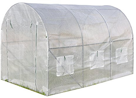 ESTEXO Ersatz Folie für Foliengewächshaus Gewächshaus Tomatengewächshaus Treibhaus Frühbeet Folienzelt 300x200x200 cm