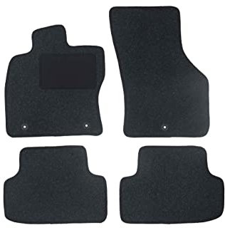 Fußmatten passend für Hyundai i30 Typ GD (Baujahr 2012-2017), Hit anthrazit | 4-TLG | Umrandung schwarz