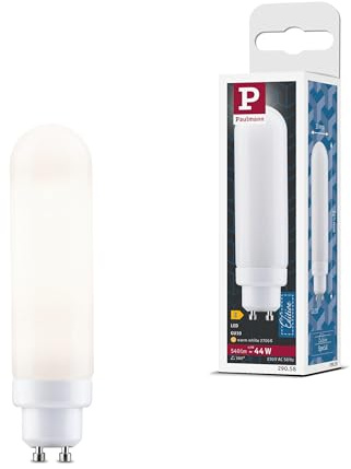 Paulmann 29058 Standard 230V LED Deco Pipe GU10 230V 4,9W 540lm 30mm Satin Kunststoff 2700K - Warmweiß