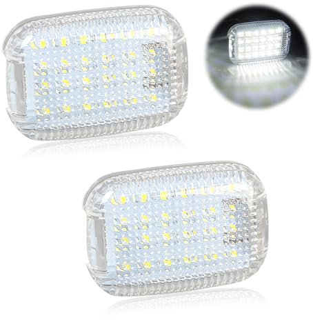 MaxAwe 2x Interior LED Dome Light, Load Space Area White Canbus Ceiling Lights, 12V LED Interior Lighting for Ford Transit 2013+ Custom Courier MK8, 2000-2014 MK6 MK7