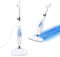 Steam Mop & Detachable Steam Cleaner, 1500W Powerful Floor Steamer for Carpet Laminate Hardwood Grout Tile Marble, with Carpet Glider, 2 Washable Pads, 400ml Tank