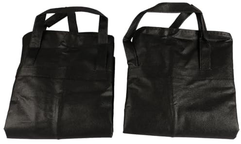 Namvo 2pcs Suit Bag Black Men'S Suit Bag Dust Bag Suit Cover With Handle And Zipper Suit Bag Suitable For Suit And Jacket