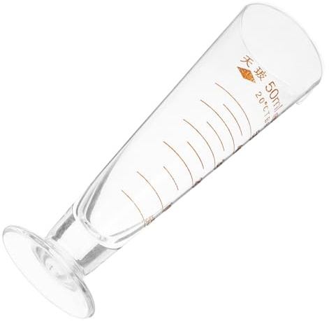 BESPORTBLE Laboratory Measuring Cup Glass Graduated Cylinder Scale Measuring Beaker for Chemistry Experiment Use