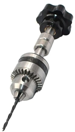 POPETPOP Mini Trapano Manuale Precisione Con Punte Hss Per Legno Gioielli Modellismo Diy Strumento Compatto e Robusto Per Falegnameria e Riparazioni Elettroniche