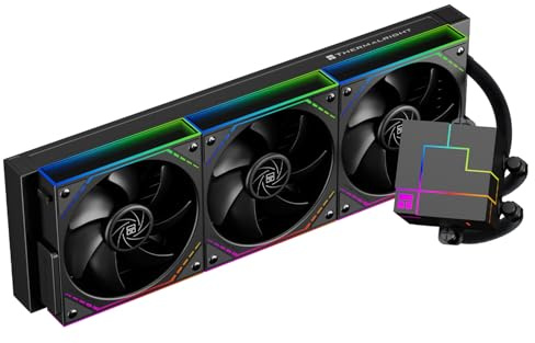 Thermalright Core Matrix 360 Black CPU Liquid Cooler with 120mm PWM Fan,360 Black Cold Row Specification,Integrated Water Cooler Heatsink,for AMD/AM4/AM5,Intel 1700/1851/1150/1151/1200/2011