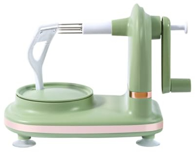 LOORGVEL Pelador y Verde Frutas Inoxidable de Acero Manual de Abs