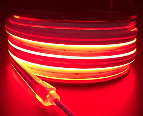 YXHL 12V LED Silikon Neonlicht Rot 15M wasserdichte Innen- und Außen-dekoration .（Ohne Netzteil）