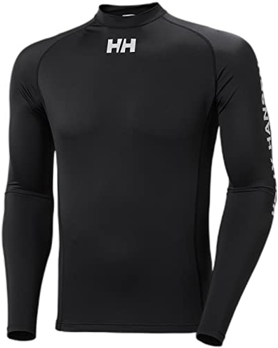 Helly Hansen Herren Segel Rashguard, M, Schwarz