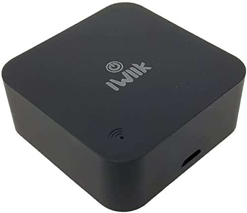IWIIK Smart IR-fjärrkontroll, hemautomation, trådlös styrenhet WiFi Universal IR-fjärrkontroll Hub Kompatibel med Alexa och Google Home för Apple Android-telefoner