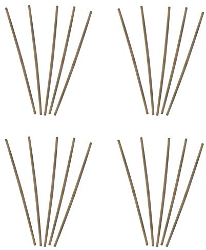 AB Tools-Silverline Besenstiel aus Holz, 1,5 m x 2,5 cm, 20 Stück