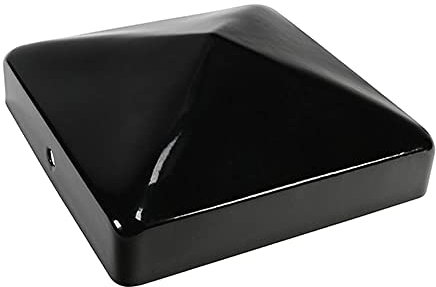 TIMCO Fence Post Cap Epoxy Black - 75mm