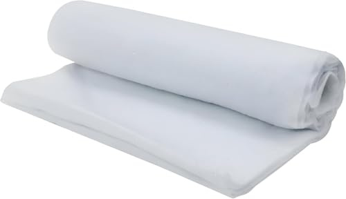 Artificial Snow Blanket Roll 150cm x 90cm – Thick White Polyester Fake Snow Scene Setter for Christmas Decorations – Realistic Winter Effect Display Sheet for Shop Windows Home Parties Tree Skirts