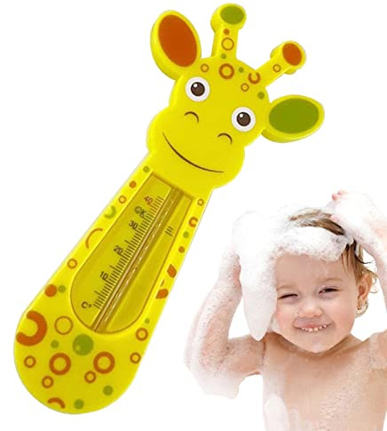 Kasmole baño para bebés - Temperatura del Agua del baño del bebé la Jirafa | Bañera, pisc, Flotante, termómetro para niños pequeños, baño Infantil