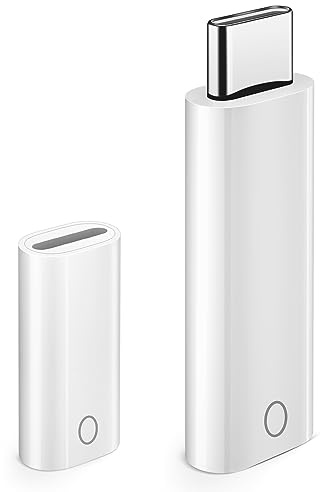 Paquete de 2 adaptadores para Apple Pencil de 1ª generación hembra a hembra para adaptador Lightning + USB-C macho a adaptadores Lightning hembra para iPad de 10ª generación Bluetooth par conector