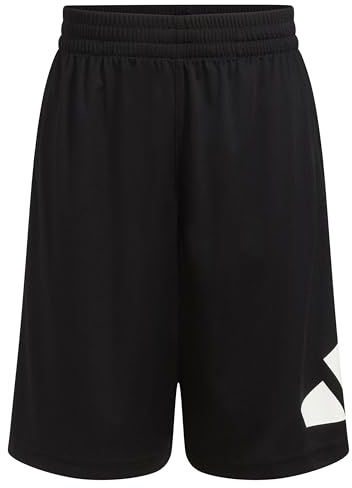 adidas Prestandashorts med elastisk midja för pojkar, Adi Black, 14-16