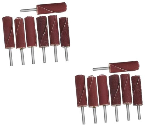 SOLUSTRE 14stücke Teiliges Schleifköpfe Sandpapier Flap Wheel Schleifwerkzeug Für Präzises Polieren Von Schmuck Körnung Für Verwendung Mit Drehwerkzeugen