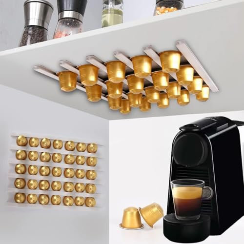 Ataraxia Home - Porta Cialde Caffe - Porta capsule a modo mio Lavazza, Dolce Gusto Krups e qualsiasi marca - Versilo portacapsule caffè e dispenser per capsule dolce gusto, Salva capsule (6 pezzi)