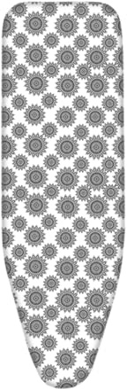 Housse Table à Repasser 140x50 Mandala Imprimer Taille Universelle, avec Rembourrage, Cordon de Serrage, résistant aux brûlures et à la saleté, Durable et Facile à Installer