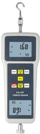 Misuratore dinamometrico digitale della forza di spinta e trazione utilizzato in elettronica, ferramenta edile, tessile Alta precisione, basso errore(107-1K)