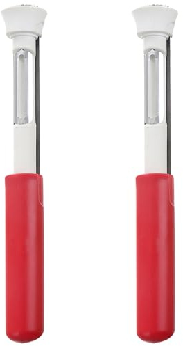 LIFKOME 2 Piezas Herramienta Peladora y Deshuesadora de Manzanas de Acero Inoxidable Multi-frutas Segura para Cocina Doméstica y Repostería