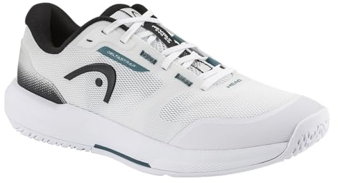 HEAD Revolt Evo 5.0 Men's Tennis Shoe, White/Black, 10