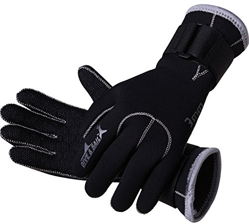 DIVE & SAIL Wetsuits Handschuhe 3mm Neopren Warm Tauchen Kanu Handschuhe
