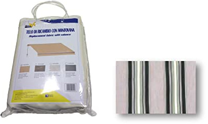 Linea Garden Friend Tissu de Rechange Complet pour Tente tombante C/Bras 245x300 rangée Verte