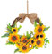 Ghirlanda da Parete Ghirlanda Porta, Corona per la Porta D'ingresso, Ghirlanda per Porta da Esterno, Ghirlanda per Porte Artificialmente Floreale, per Casa, Feste, Porte, Matrimoni