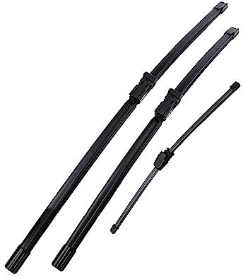 Auto Wischerblätter Vorne Und Hinten Wischerblätter Set Für VW Für Polo 4 Schrägheck Typ 9N3 2006-2009 LHD Windschutzscheibe Fenster Wischer 21 +19 + 13 Scheibenwischerarm Blatt