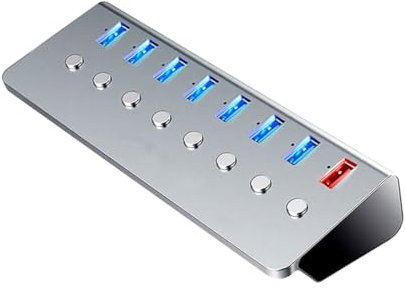OSALADI Divisor USB Concentrador USB para Transferencia De Dispositivo De Extensión para Uso Oficina