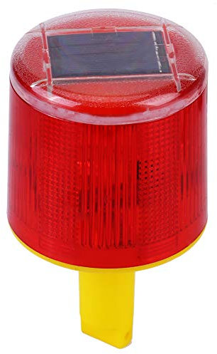 FLEXMAN 3 V 300 a 2,5 W LED Solar Stroboskop Warnleuchte, wasserdichte Alarmlampe, Notfall Warnblitzleuchte mit Eingebauter Batterie für Straße, Boot