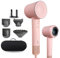 Largolash Seche cheveux Professionnel Ionique 2000W Hair Dryer avec 4 Attaches magnétiques et Diffuseur pour des boucles naturelles (Rose)