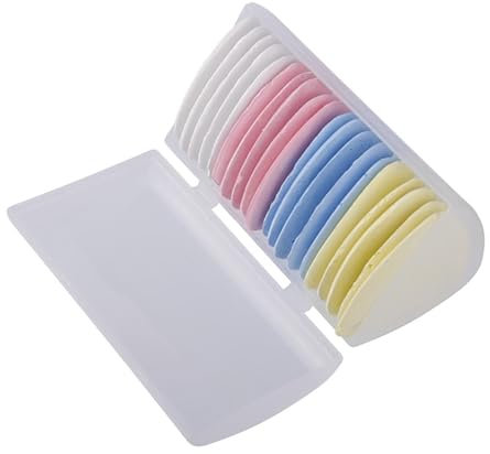 Schneiderkreide – 20 Stück dreieckige Schneiderkreide Bleistift | Waschbare Nähkreide Dreieck Set in einer unsichtbaren Box | Nähkreide zum Schneidern, Nähen, Quilten, Basteln