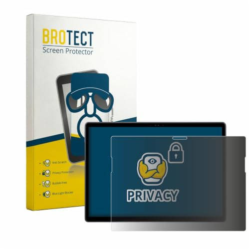 BROTECT Blickschutzfolie für Dell Latitude 7350 Detachable | Anti-Spy Displayschutz Made in Germany Notebooks Privacy Screen Protector Sichtschutz Blaulichtfilter Klare Folie