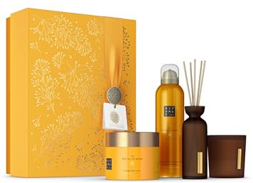 RITUALS Gift Set The Ritual of Mehr Large - Home and Skincare Products Enriched with Sweet Orange and Cedar Wood - Bath Gift Box with Energising Properties