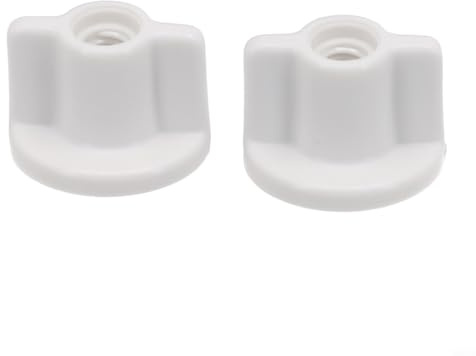 1 Paar Kunststoff-Muttern zur sicheren Befestigung von WC-Deckeln, passend für alle gängigen 6-mm-Schrauben